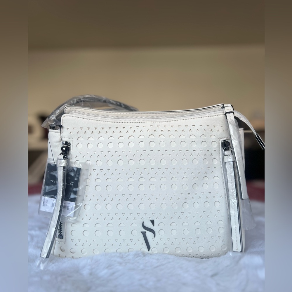 Simply Vera Vera Wang White Crossbody Bag